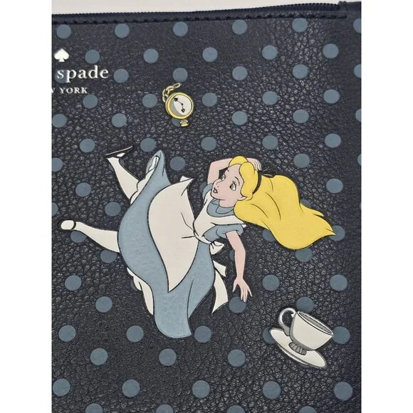 Kate Spade Disney Alice In Wonderland Large Pouch Attachment- Authentic - Picture 9 of 11